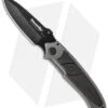 BlackFox BF-73 Frame Lock Folding Knife Black Sandal Wood (3.25" Black)