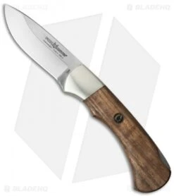 Fox Knives 594 Silver Collection Lockback Knife Palissander Wood (3" Satin)