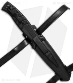 Fox Knives ACD Advance Combat Diver Knife (4.25" Black Serr) FX-400 -Fox Knives fox advanced combat diver fx 400 sheath cm