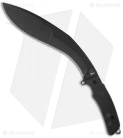 Fox Knives Extreme Tactical Kukri Fixed Blade Knife (9.3" Black) FX-9CM04T