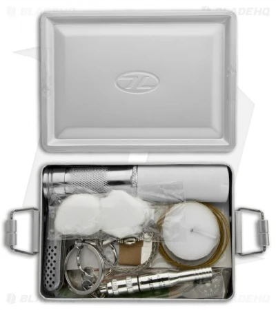 Fox Knives Israeli Tracker Kapap Fixed Blade Knife W/ Kit (7.5" Black) FX-602 4 Fox Knives Israeli Tracker Kapap Fixed Blade Knife W/ Kit (7.5" Black) FX-602 - Image 4