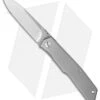 Fox Knives Terzuola Frame Lock Knife Titanium (3.4" Stonewash) FX-525 TI