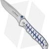 Fox Knives Terzuola Blue Folder Knife (3.25" Bead Blast) T1/2