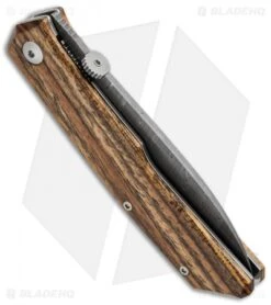 Fox Knives Terzuola Folder Knife Bocote Wood (3.25" Damascus) FX-525DB 5 Fox Knives Terzuola Folder Knife Bocote Wood (3.25" Damascus) FX-525DB -Fox Knives fox knives fx 525db side cm
