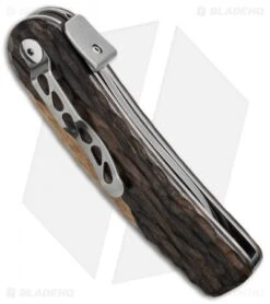 Fox Knives Rhino Liner Lock Knife Zircote Wood (3.375" Satin) FX-R10 -Fox Knives fox knives fx r10 side cm