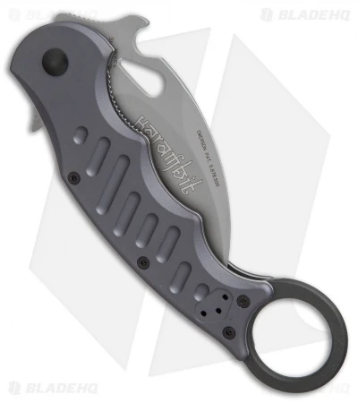 Fox Knives Karambit Folder Knife Gray Aluminum (3.2" Bead Blast) 478 2 Fox Knives Karambit Folder Knife Gray Aluminum (3.2" Bead Blast) 478 - Image 2