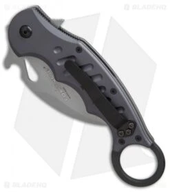 Fox Knives Karambit Folder Knife Gray Aluminum (3.2" Bead Blast) 478 5 Fox Knives Karambit Folder Knife Gray Aluminum (3.2" Bead Blast) 478 -Fox Knives fox knives karamnit gray bb 478 BHQ 13627 er spine