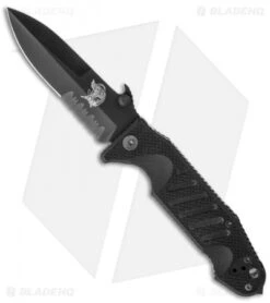 Fox Knives Small Col Moschin Delta Spec Ops Knife (3.5" Serr) FX-SOK09CM02B