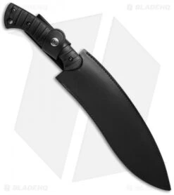 Fox Knives Kukri Fixed Blade Knife FRN (10.375" Black) FX-658 -Fox Knives fox kukri 658 sheath cm
