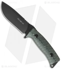 Fox Knives Pro-Hunter Fixed Blade Knife Micarta (4.375" Black) FX-131 MGT