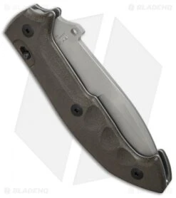 Fox Knives Tracker "Meskwaki" Folding Knife Brown G-10 (5.5" Black) FX-501 -Fox Knives fox trakker fx 500 side cm